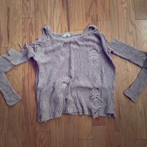 Distressed Sweater